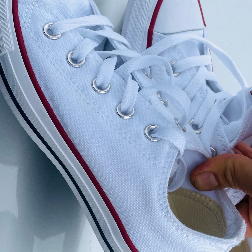 Womens Converse white summer sneakers low top